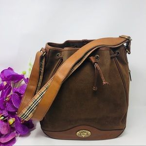 Authentic Brown Burberry Shoulder Bag